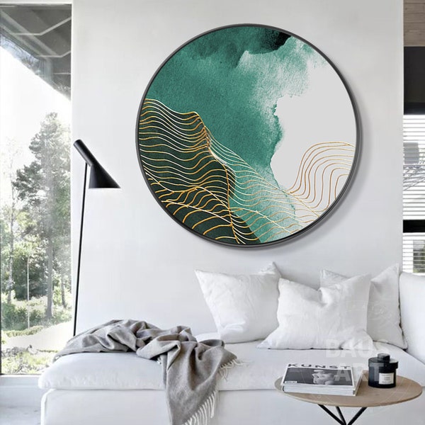 Emerald Wall Art Etsy