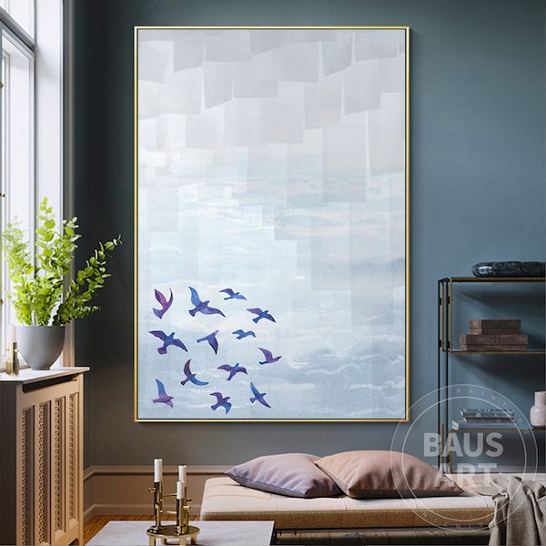 Flying Bird Wall Art Etsy