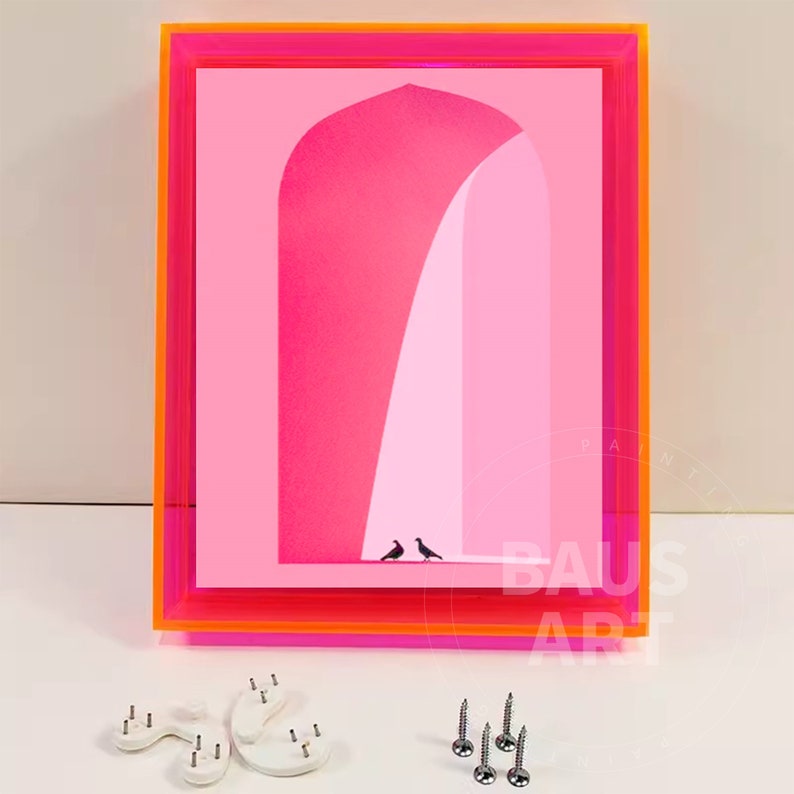 Phosphor floating frame,DIY frame