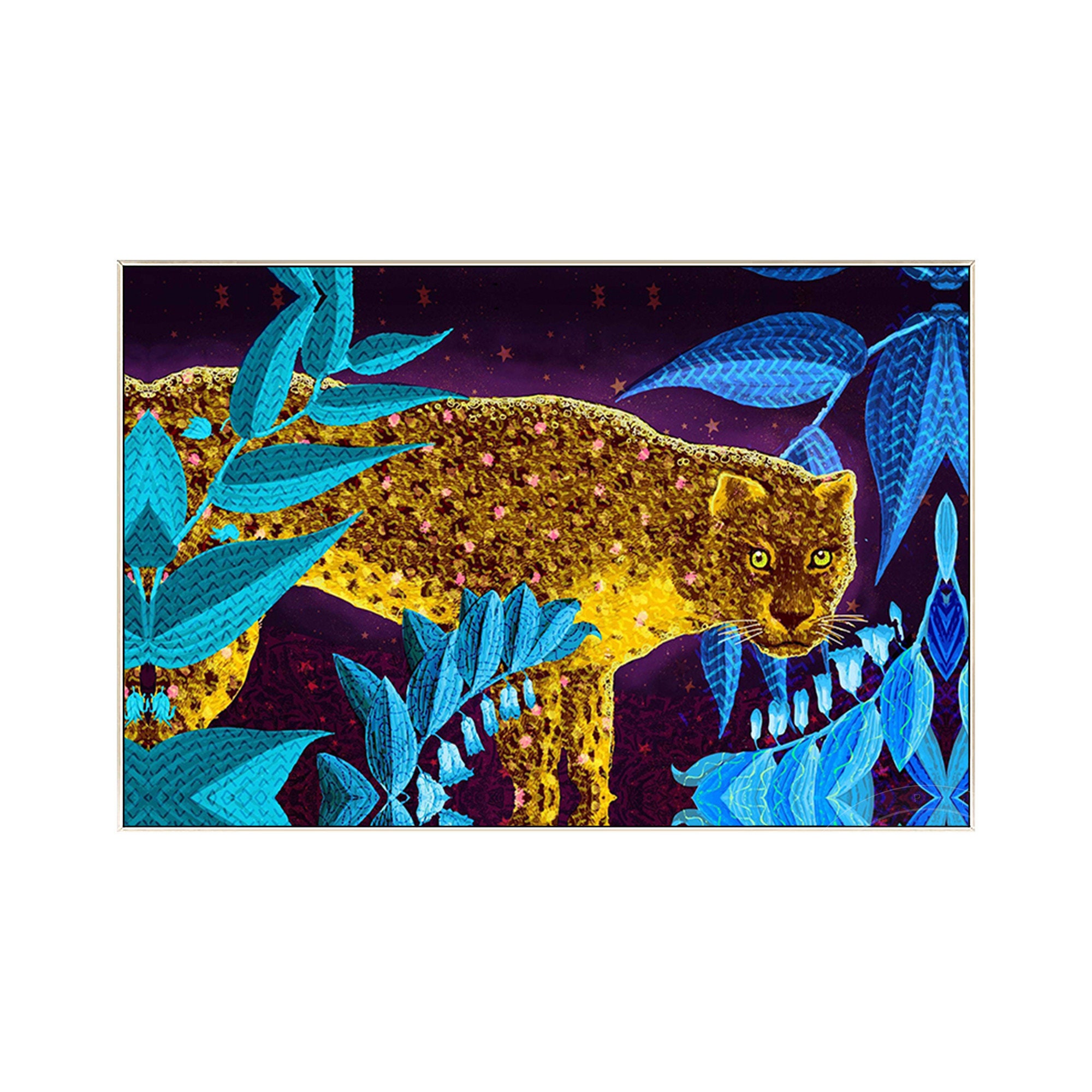 Framed Prints Leopard Wall Art Modern Animal Large Wall Art Etsy