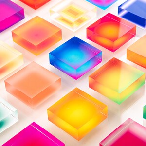 abstract acrylic geometric art for living room