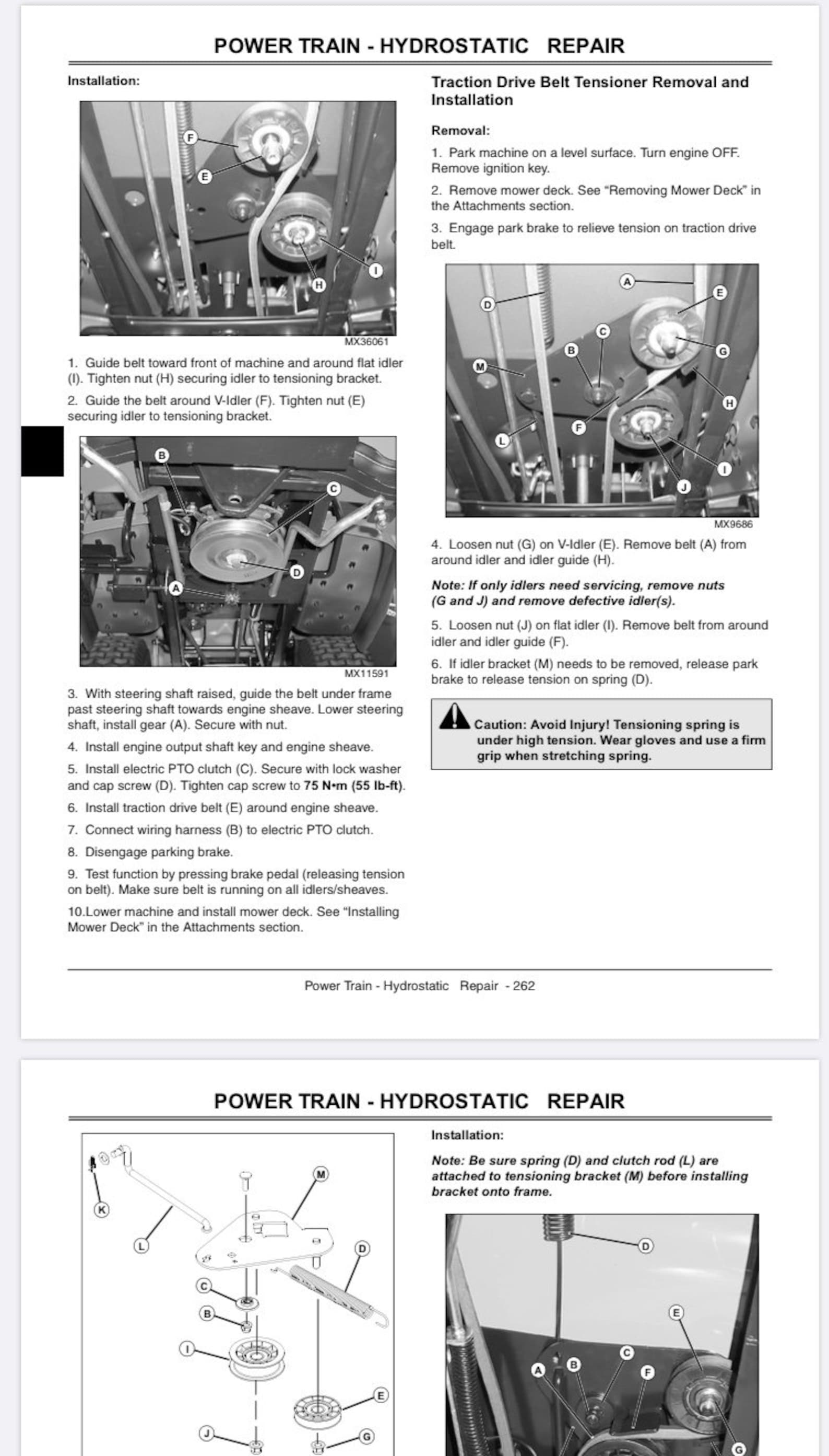 John Deere D100 Service Manual