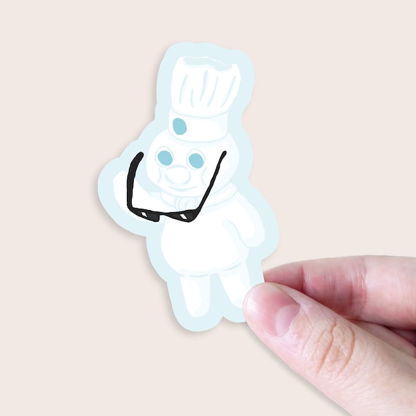 Pillsbury Doughboy - Poppin' Fresh - Laminated Sticker