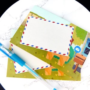 ACNH Notepad: Kawaii Stationery - New Horizons Desk & Office (4" x 6")