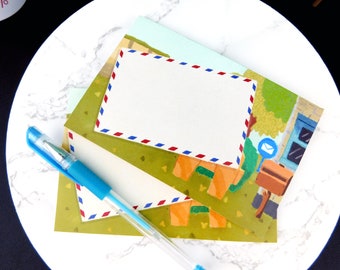 ACNH Notepad: Kawaii Stationery - New Horizons Desk & Office (4" x 6")