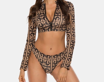 fendi high waisted bikini