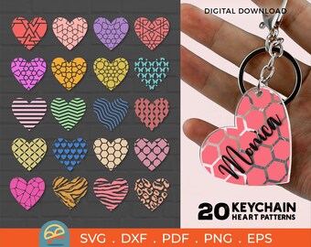 Download Svg Heart And Chain Etsy
