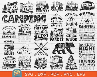 Camping Svg Etsy