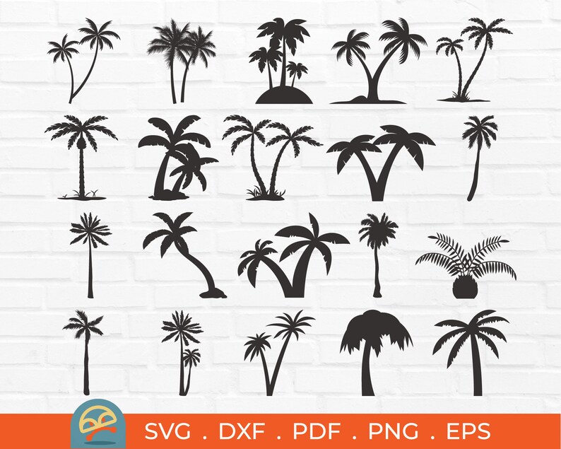 70 Palm Trees Svg Bundle Palm Tree Svg Eps/png/dxf Palm - Etsy