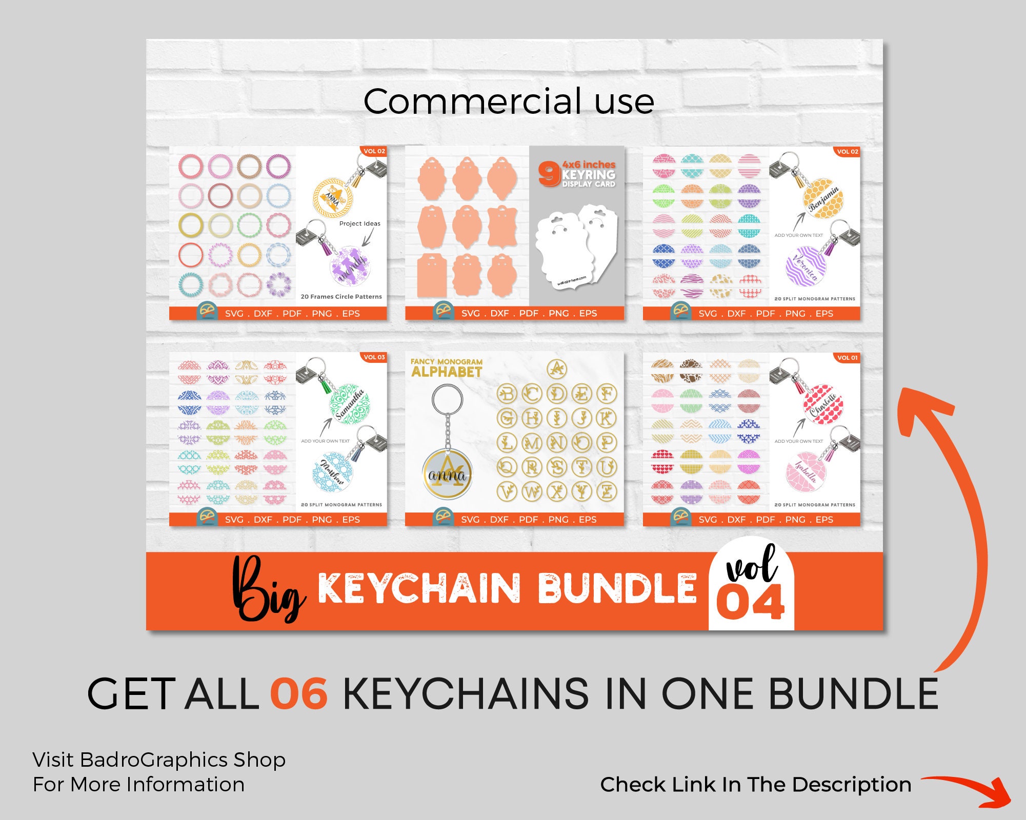 Download 20 Keychain Split Monogram SVG Vol 02 Keychain Pattern svg | Etsy