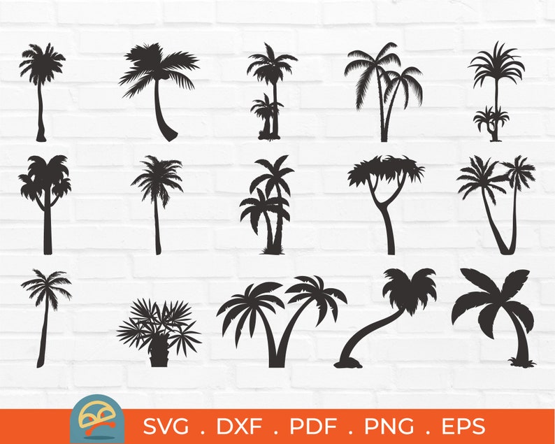 70 Palm Trees Svg Bundle Palm Tree Svg Eps/png/dxf Palm - Etsy