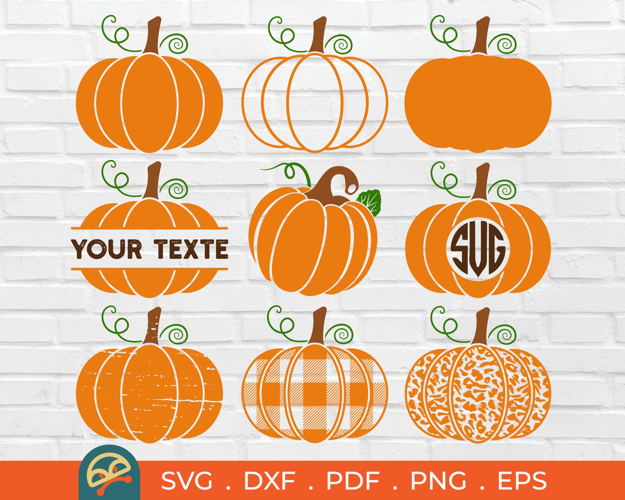 09 Pumpkin Bundle Svg, Pumpkin Svg, Fall Pumpkin Svg, Halloween Svg, …
