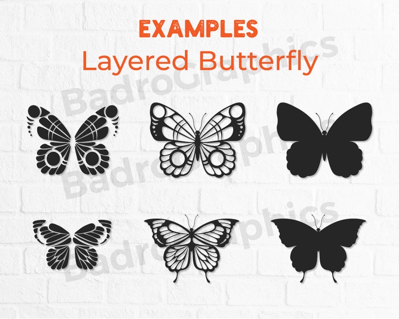 10 Layered Butterfly SVG Butterfly SVG Butterfly SVG File - Etsy Canada