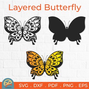 Butterfly SVG Butterfly SVG File Layered Butterfly SVG - Etsy
