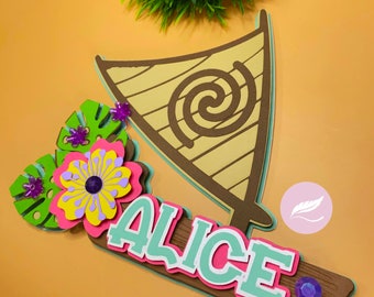 Moana Boat Etsy Moana Boat Etsy