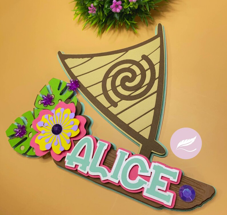Topper Barco Moana Digital File By Layers Svg Pdf Studio3 Etsy Topper Barco Moana Digital File By Layers Svg Pdf Studio3 Etsy