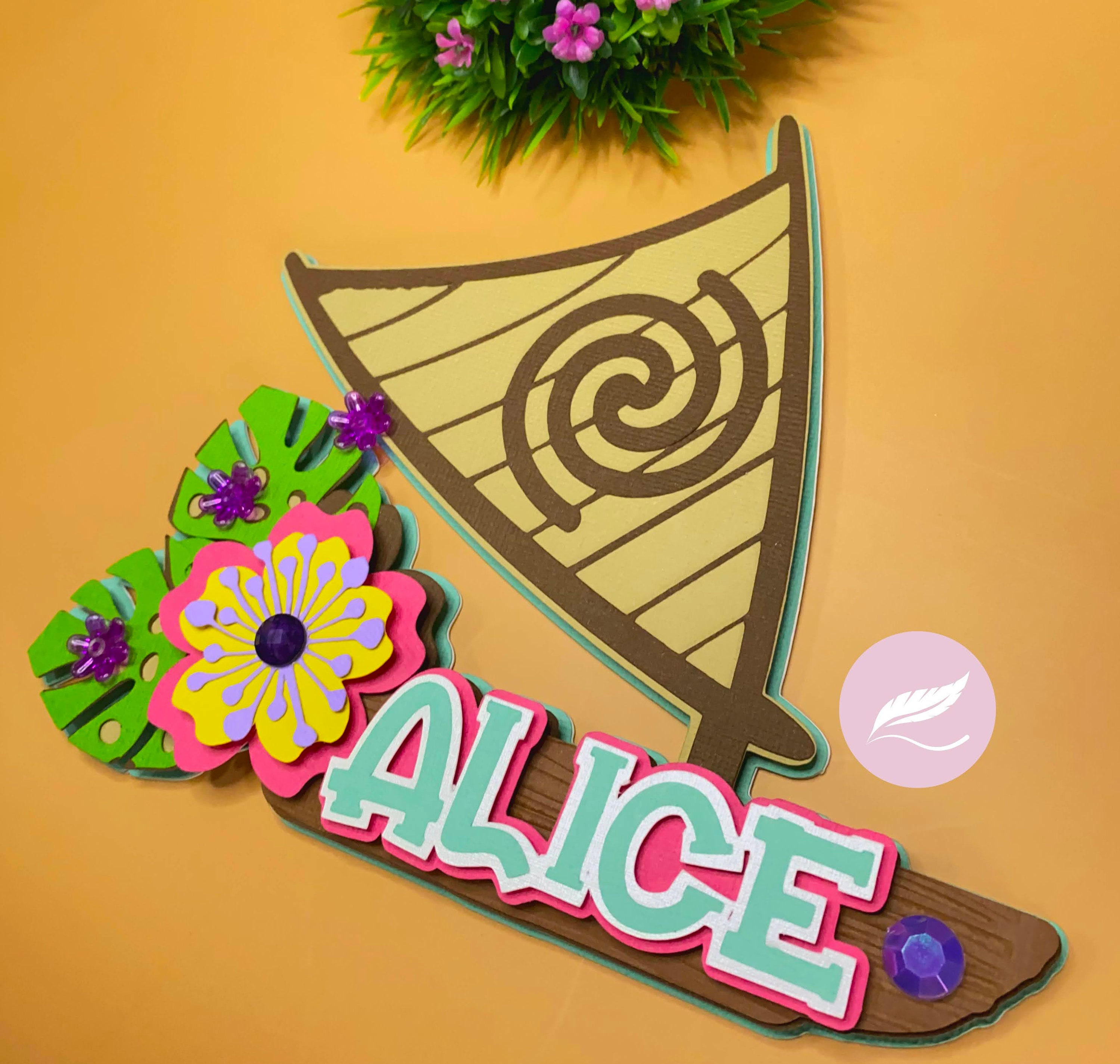 Topper Barco Moana Digital File By Layers Svg Pdf Studio3 Etsy Topper Barco Moana Digital File By Layers Svg Pdf Studio3 Etsy