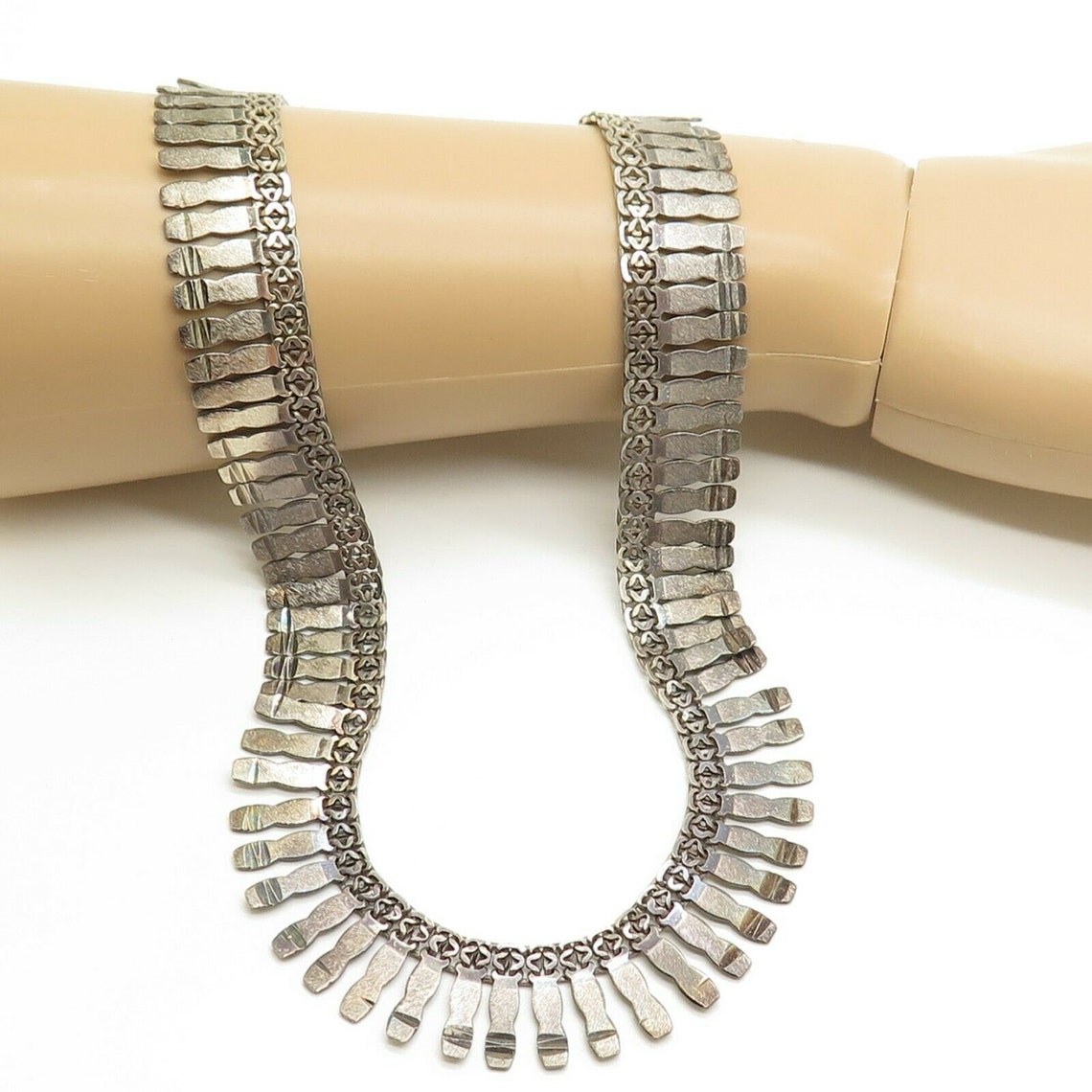 Hecho en Mexico Sterling Silver Vintage Necklace16 Etsy