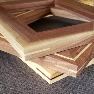 Wood Picture Frame / Custom Wood Frame / Fine art Printing & Framing / Walnut Wood Framing / Gallery framing /