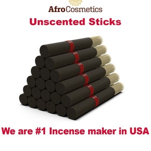 Incense Sticks Unscented, 100 Sticks Incense Bundles Handmade, DIY Unscented Incense Sticks Bulk Wholesale, FREE SHIPPING image 1