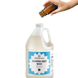 Body Wash Bulk Wholesale, Clear Shower Gel, Facial Wash, Hair Shampoo, Customizable For DIY & Resale