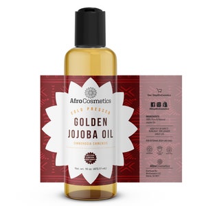 Golden Jojoba Oil, All Natural Pure Organic Unrefined Cold Pressed Virgin, Moisturizer For Skin, Body, Face, Hair, Soap Bulk Wholesale