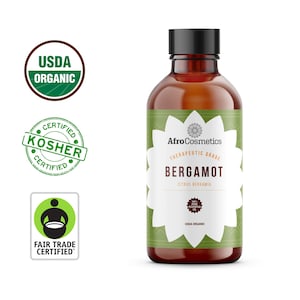Bergamot Essential Oil 100% Pure Natural Therapeutic Grade For Soap, Body, Skin, Hair, Diffuser and Candle Bulk Wholesale