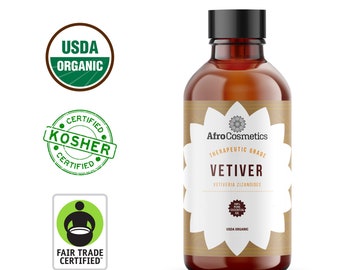 Vetiver Essential Oil, 100% Pure Natural Therapeutic Grade For Body, Skin, Hair, Soap, Body Butter, Candle Bulk Wholesale
