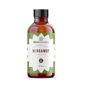 Pure Bergamot Essential Oil: Therapeutic Grade, Cold Pressed