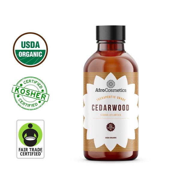Cedarwood Essential Oil, 100% Pure Natural Therapeutic Grade For Soap, Body, Skin, Hair, Diffuser and Candle Bulk Wholesale