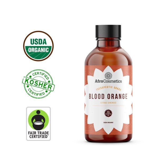 Blood Orange Essential Oil, 100% Pure Natural Therapeutic Grade For Soap, Hair, Skin, Bod and Candle Bulk Wholesale