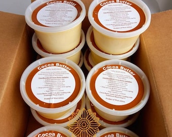 Raw Cocoa Butter: 100% Pure, Unrefined, Cold Pressed