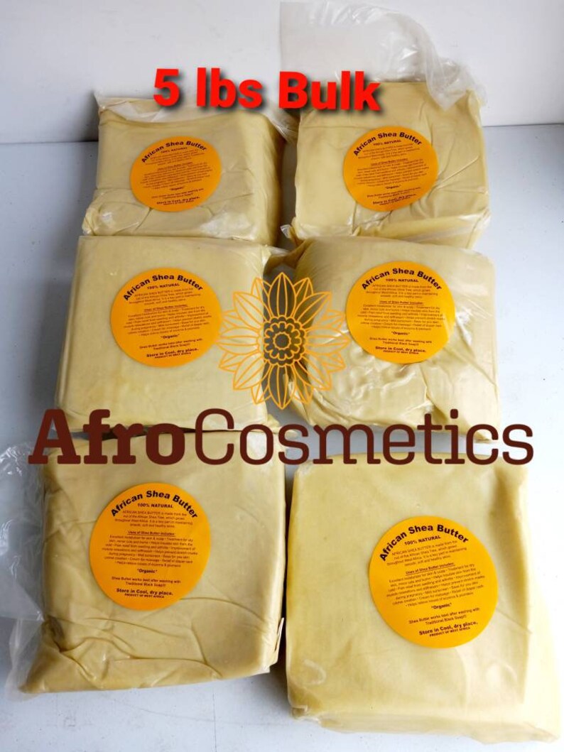 Raw African Shea Butter Shea Butter Bulk Unrefined Natural Etsy
