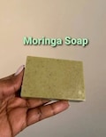 Moringa Soap With Vitamin E Oil And Shea Butter, Moisturizing Soap For All Types Skin, Body And Face