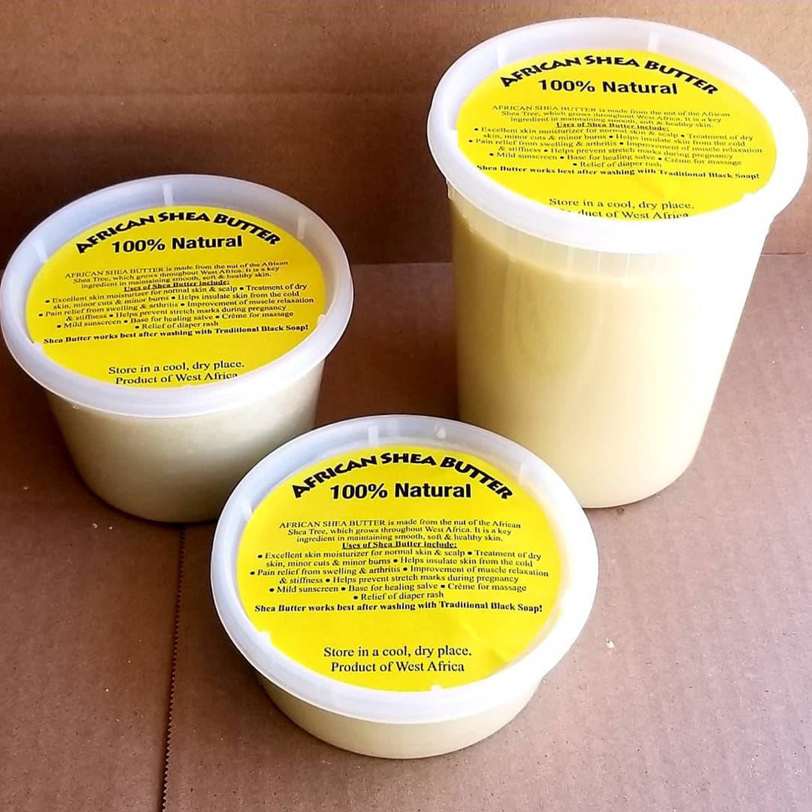Raw African Shea Butter Shea Butter Bulk Unrefined Natural Etsy