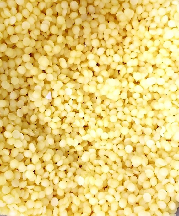Organic Yellow Beeswax Pellets (1lb) - Our Essential Living - Raw