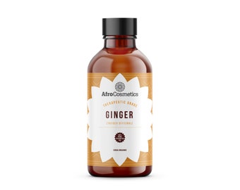 Pure Ginger Essential Oil, Therapeutic Grade