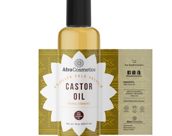 Ricinusolie, 100% natuurlijke organische koudgeperste dragerolie voor haargroei, baardgroeiolie, massageolie, wimpers bulkgroothandel