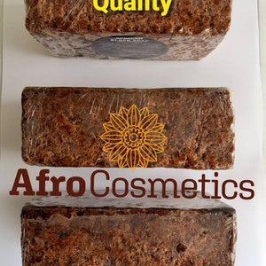 Raw African Black Soap 5 Lb - 100% Pure Natural Organic Unrefined From ...