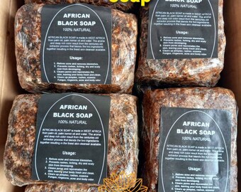 SCENTED African Black Soap Liquid 100% Pure Raw Organic Infused With Premium Fra - Foto 4
