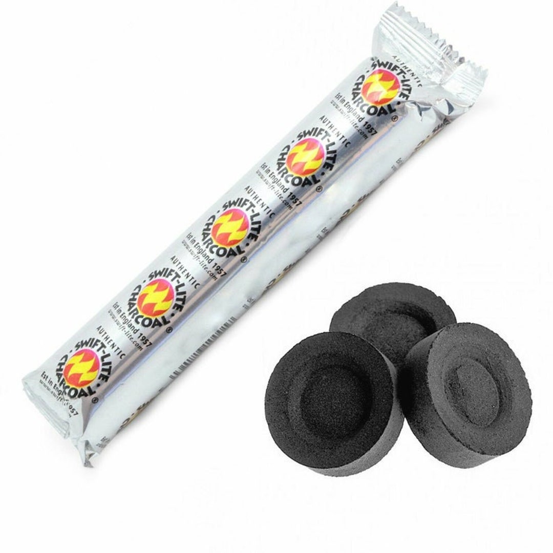 Charcoal Incense Tablets/ Disks for Burning Incense Resin, Frankincense