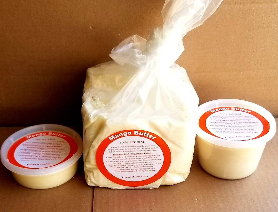 Raw Mango Butter Bulk Wholesale Natural Organic Unrefined Etsy