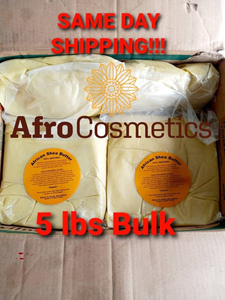 Raw African Shea Butter Shea Butter Bulk Unrefined Natural Etsy