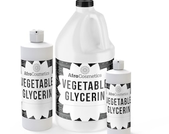 GLICERINA VEGETAL, 100% não OGM, produto comestível UPS Kosher, ótimo hidratante para sabonete, pele, corpo e cabelo