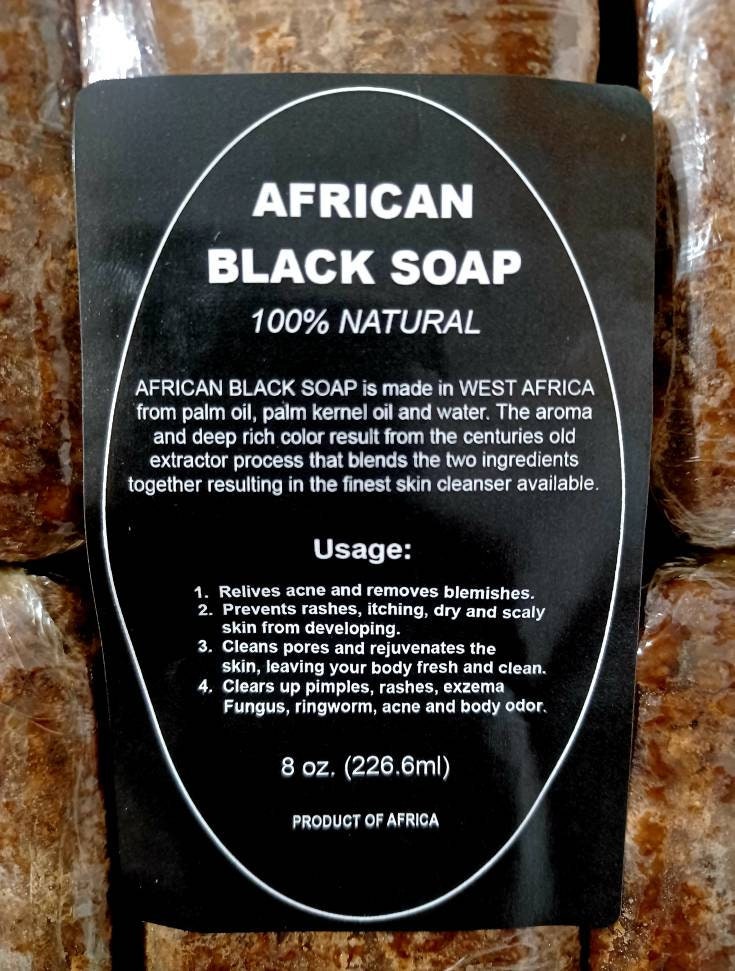 Sapone Nero Africano Grezzo Da 1 Libbra: 100% Puro, Naturale E - Foto 8