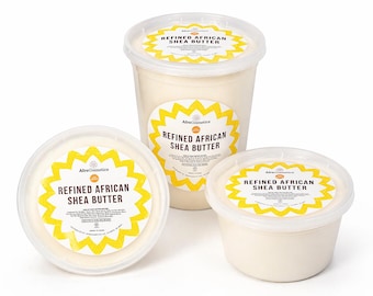 White Refined Shea Butter Bulk, Pure Natural Moisturizer for Skin Hair Body, Soap Making, Lotions, DIY Body Butter