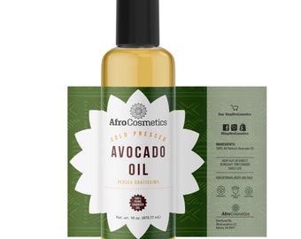 Avocado Oil, 100% Pure Natural Organic Cold Pressed Carrier Oil For Face, Skin, Body, Hair, Soap Bulk Wholesale