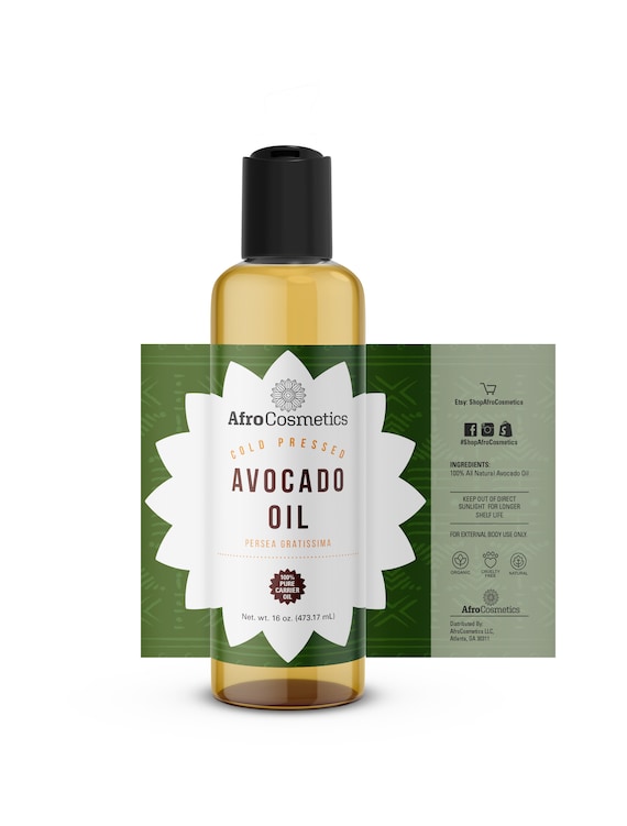 Avocado Oil, 100% Pure Natural Organic Cold Pressed Carrier Oil For Face, Skin, Body, Hair, Soap Bulk Wholesale
