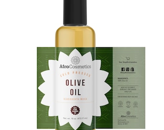 Extra Virgin Olive Oil, 100% Pure Natural Organic Cold Pressed Oil Moisturizer For Massage, Body, Skin, Face, Hair, Soap Bulk Wholesale