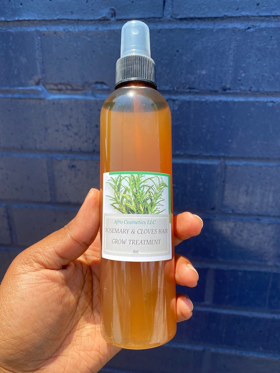 Rosemary & Clove Hair Growth Oil: Natural Organic Treatment (8 oz)